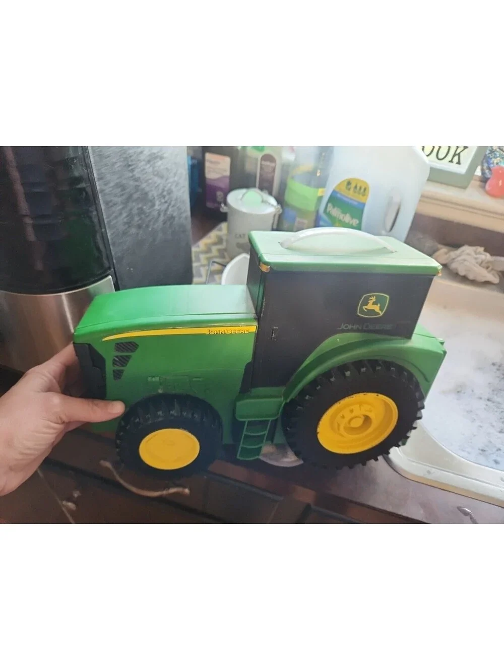 ERTL John Deere Green Farm Tractor Toy Car Vehicle Storage Carry Case Farm Kids!